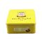 Cajas del metal de la lata de la galleta de Nestle con las tapas, latas del caramelo del color de punto amarillo pequeñas proveedor